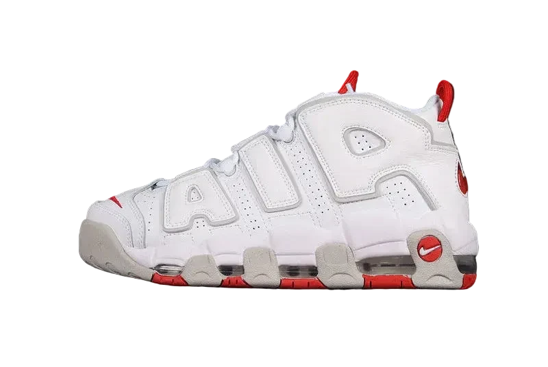 Nike Air More Uptempo "White/Red/Grey"
