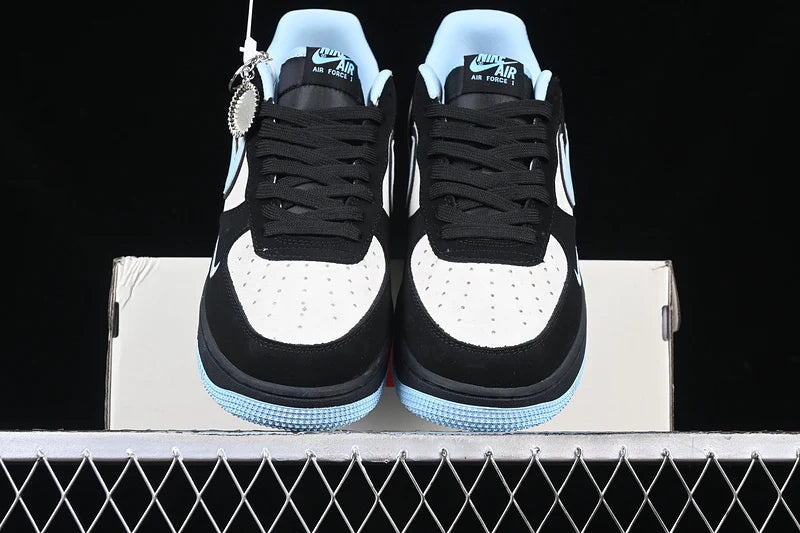 Nike Air Force 1 "Black/White/Tourquise"