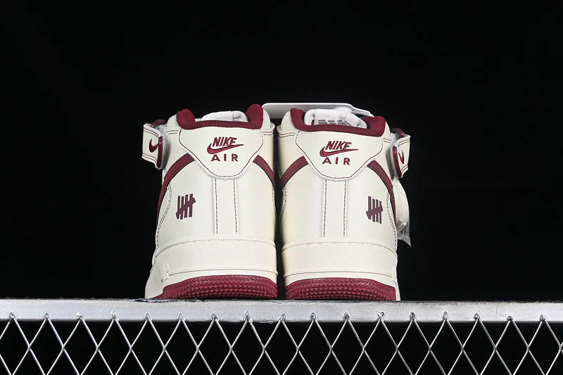 Nike Air Force 1 Mid "Black/Crimson"