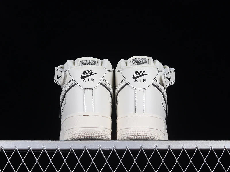 Nike Air Force 1 Mid Reflective "Triple Sail/Black"