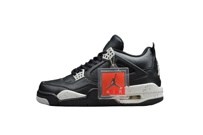 Air Jordan 4 Retro LS "Black Oreo"
