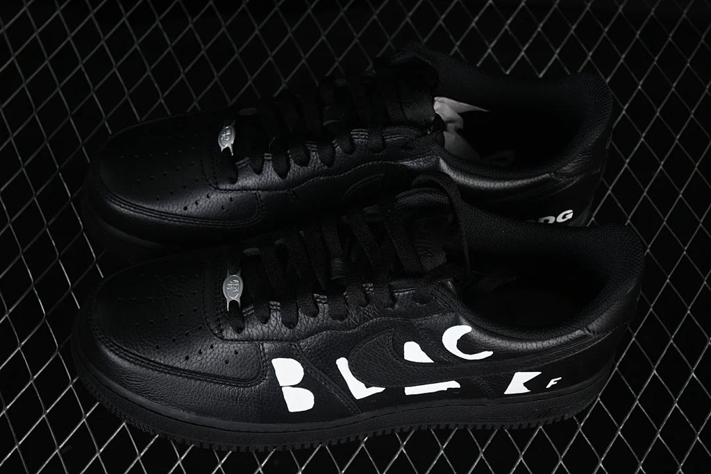 Nike Air Force 1 X Comme Des Garçons "All Black"