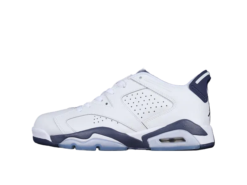 Air Jordan 6 Retro Low "White/Midnight Navy"