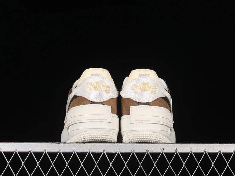 Nike Air Force 1 Shadow "White/Broen"