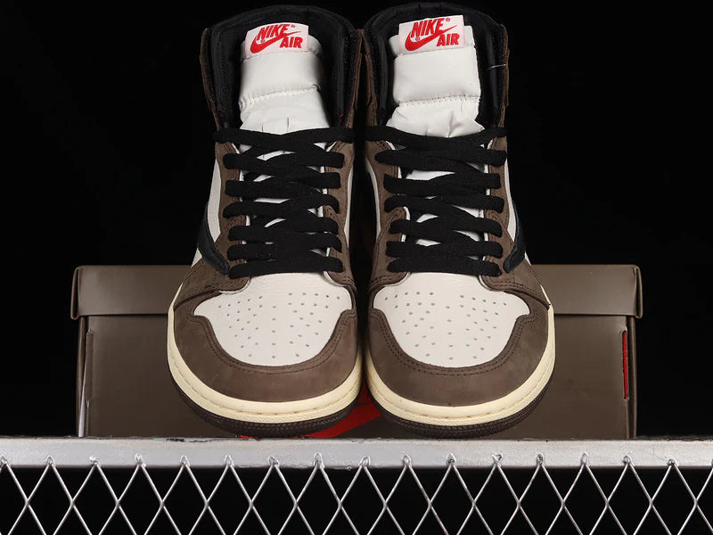 Air Jordan 1 Retro High OG X Travis Scott "Sail Mocha"