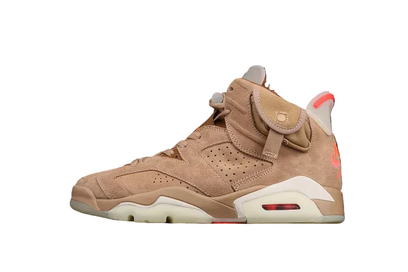 Air Jordan 6 Retro X Travis Scott "British Khaki"
