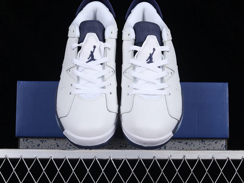 Air Jordan 6 Retro Low "White/Midnight Navy"