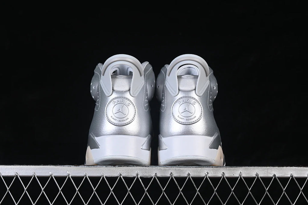 Air Jordan 6 Retro x Paris Saint-Germain "Metallic Silver