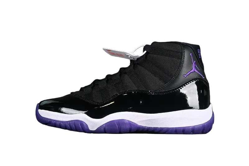 Air Jordan 11 Retro "All Black/White/Purple"