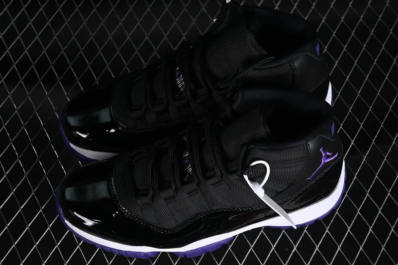Air Jordan 11 Retro "All Black/White/Purple"
