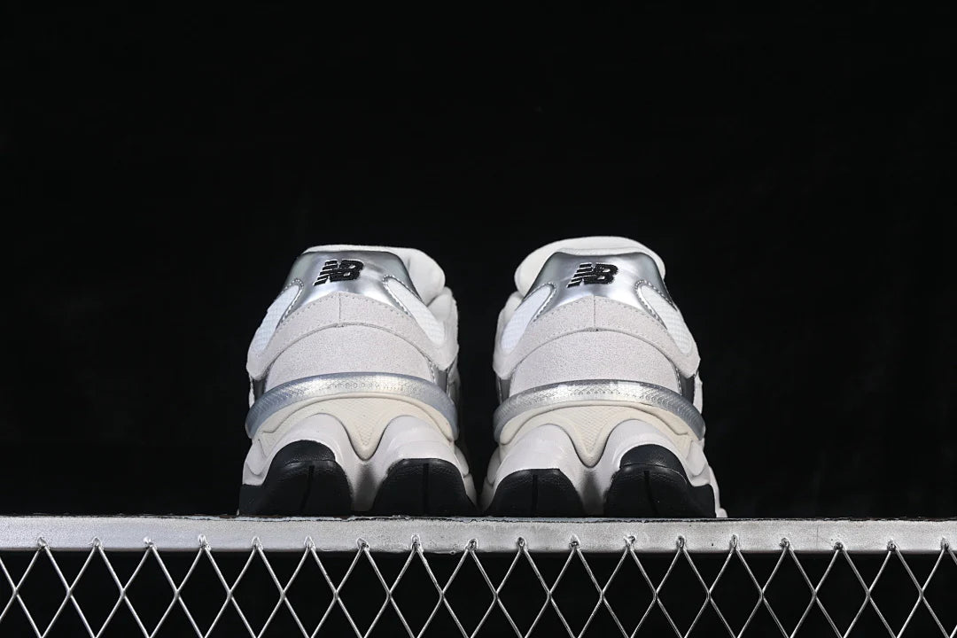 NB 9060 "White/Black/Metallic Silver"