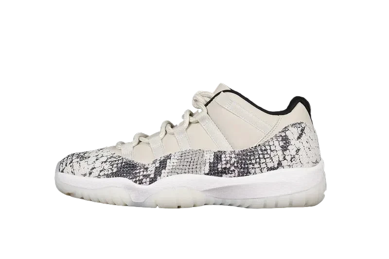 Air Jordan 11 Retro Low "Light Bone Snakeskin"