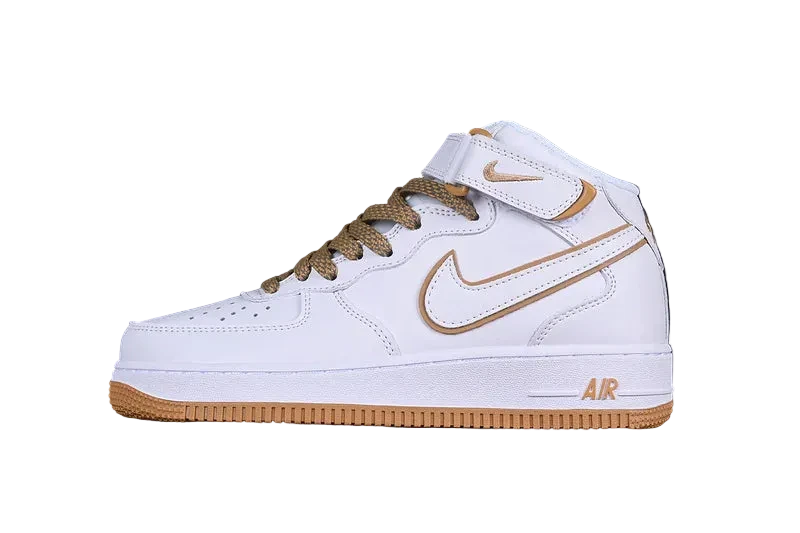 Nike Air Force 1 Mid "White/Sand"