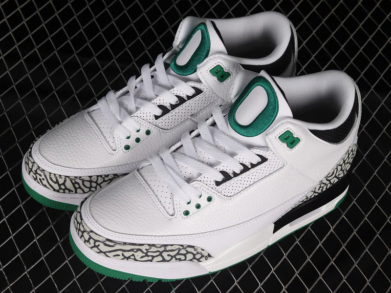 Air Jordan 3 Retro "Oregon Ducks Pit Crew White"