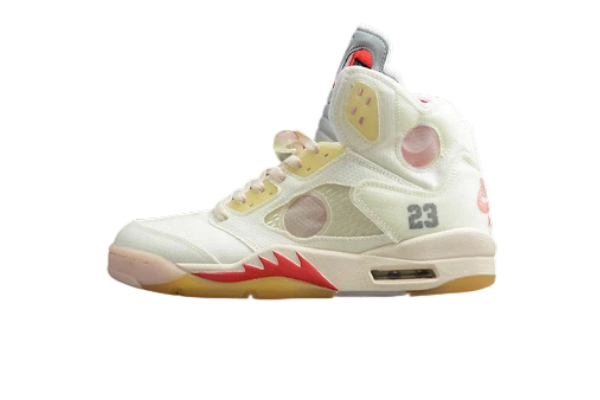 Air Jordan 5 Retro SP X Off-White "Sail"