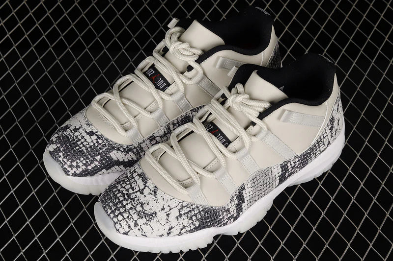 Air Jordan 11 Retro Low "Light Bone Snakeskin"