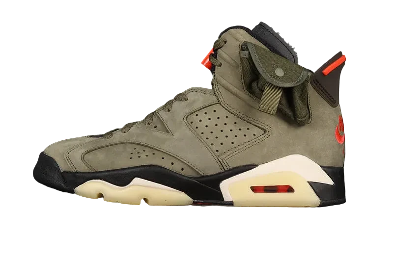 Air Jordan 6 Retro X Travis Scott "Olive"
