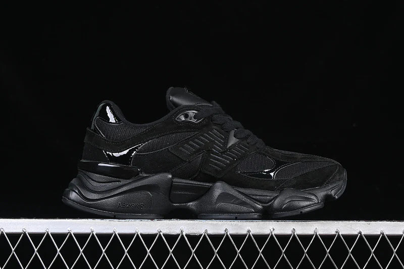 NB 9060 "Suede Patent/Triple Black"
