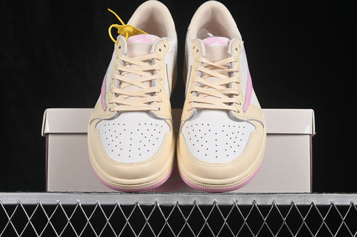 Air Jordan 1 Retro Low OG X Travis Scott "Shy Pink"