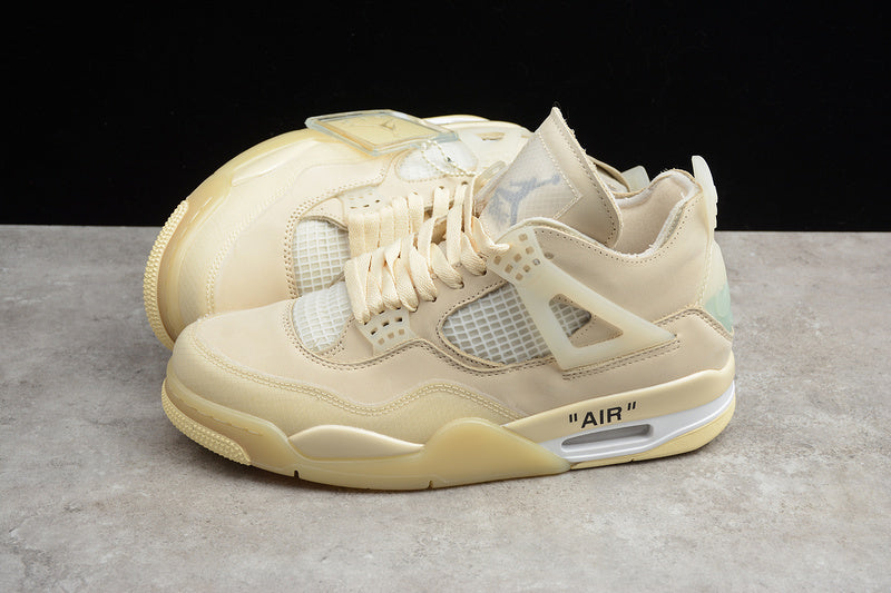 Air Jordan 4 Retro SP X Off-White "Sail"