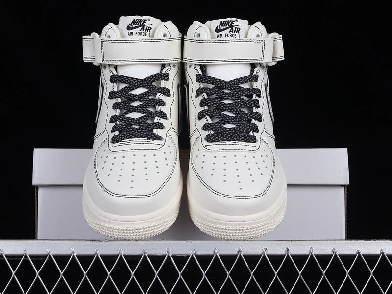 Nike Air Force 1 Mid Reflective "Triple Sail/Black"