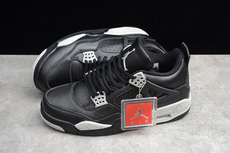 Air Jordan 4 Retro LS "Black Oreo"