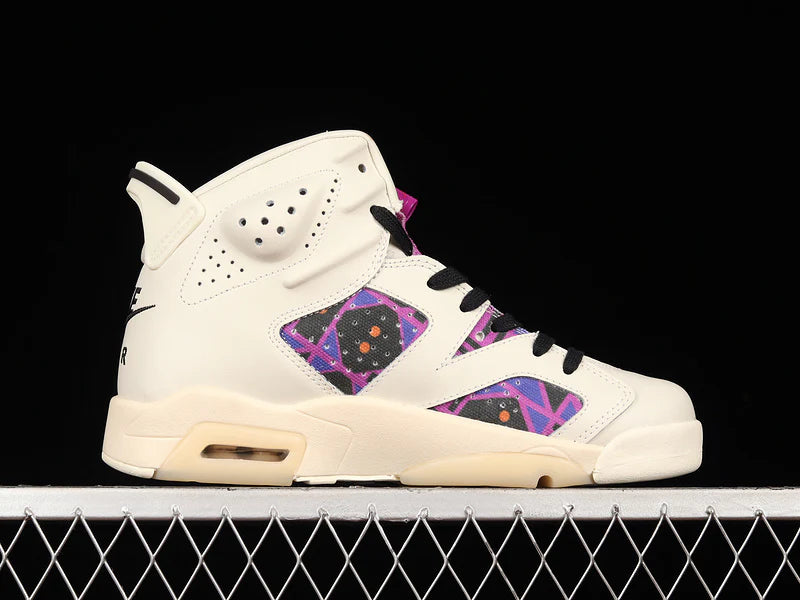 Air Jordan 6 Retro "Quai 54 Sail Black Purple"